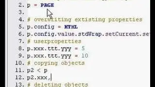 Codecompletion for Typoscript