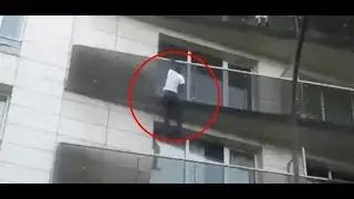 PARIS: Er klettert wie „Spiderman“ und rettet einem Kind das Leben