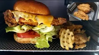 Аэрофритюрница Chickfila Chicken Sandwich 10qt PowerXL Vortex, аэрофритюрница, духовка, маринатор...