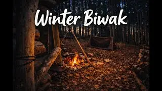 Winter Biwak im Bushcraft Camp