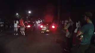 BMW vs 1st Gen G35 New York Street Race