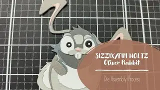 Sizzix Tim Holtz Oliver Rabbit Thinlits Die Assembly