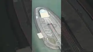 This is where vehicles go under sea in Macau Hong Kong Highway