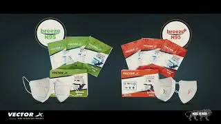 Vector-X presents Made in India N95 masks, Breeze N95 & Breeze+ N95!!