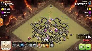 TH8 vs TH8 3-star in war using Shattered GoHo/GoHoBo; January 12, 2020 ( 20200212);