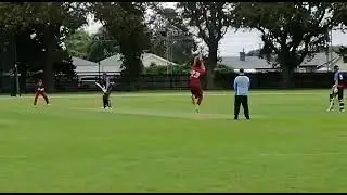 Josh Olliver beats the outside edge