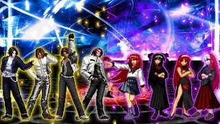 [KOF Mugen] Kyo Team VS. Akiha Team