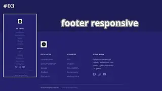 #03  Responsive Footer Using HTML and CSS In 10 Mints | HTML CSS Footer