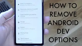 How To Turn Off Developer Mode On Android! (2025)