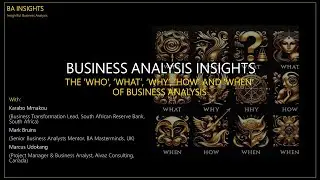 The &lsquo;Who&rsquo;, &lsquo;What&rsquo;, &lsquo;Why&rsquo;, &lsquo;How&rsquo; and &lsquo;When&rsquo; of Business Analysis