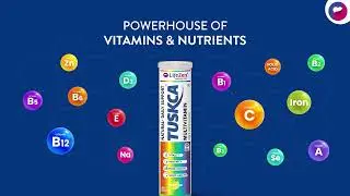 Tuskca Multivitamin Daily support , Immunity, stay active & energetic - Support nutrient levels
