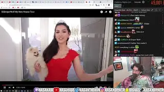 2/2 HasanAbi July 20, 2021 &ndash; SSSniperWolf House Tour, 55 Milion Dollar Mansion, Dating Coach REACT