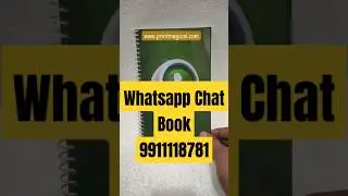 Whatsapp Chat Book | Best Customized Gift| Gift For Couples #gift #customised #whatsappstatus