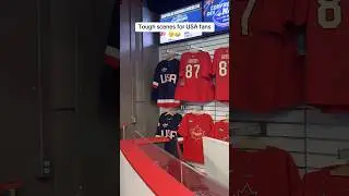 Brutal for USA fans 😂 #hockey #usa #canada #nhl