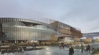 Cavaliers unveil renderings of Cleveland Clinic Global Peak Performance Center on Cuyahoga River