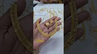 1.5 gram gold Polish necklace set #help_talk #shorts #goldplatedjewelry #partyjewelry #jewelryreview