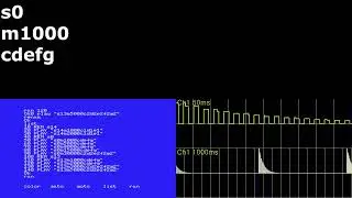MSX Basic MML Sound Oscilloscope view