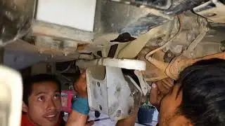mengganti engine mounting granmax