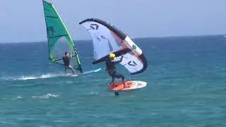 Fast upwind wingfoiling