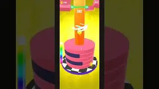 Drop Stack Ball Game Level 112 - short video - More Gaming