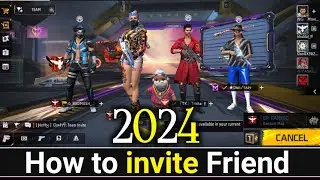 how to invite friends in free fire max 2024 // free fire Max mein friend ko invite kaise karen