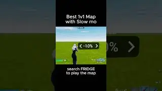 Best 1v1 map with slow motion #fortnite #fortnitecreative