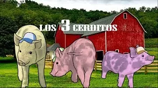 Los Tres Cerditos y El Lobo Feroz. Cuento de Fabula Infantil con Moraleja