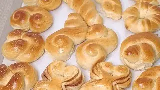 7 способов формования домашних сдобных булочек!
