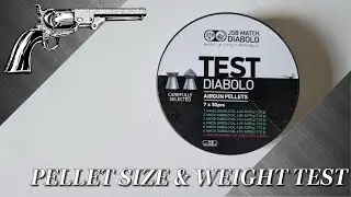 Different pellet sizes and weights test in a Feinwerkbau P8X [EN]