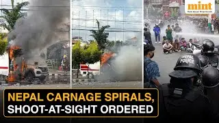 Nepal Bloodshed: GenZ Protesters Vandalise Parliament, Kathmandu Police Issue Shoot-At-Sight Order