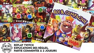Roi et compagnie, règles et partie complète à 2 joueurs | Jeux de société | Entre Joueurs