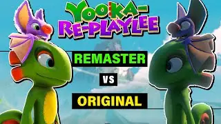 Yooka-Replaylee &mdash; обзор оригинальной версии против ремастера! для ПК, Steam Deck и сравнение виде...