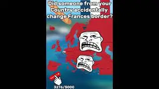 Did somebody from your country accidentally change Frances border? #viral #country #map  #France