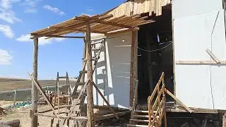 Build Your DREAM Wooden Hut from Recycled Materials Now! Part 4