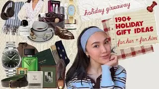 Holiday Gift Guide & Giveaway: 190+ gift ideas for her and for him