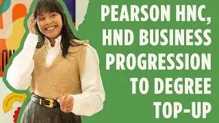 Pearson HNC, HND Business Progression to Degree Top-Up