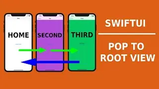 SwiftUI: How to pop to Root view