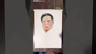 How To Draw Ratan Tata Portrait 🎨🥹#RatanTata #RatanTataDrawing  #ratantatapainting