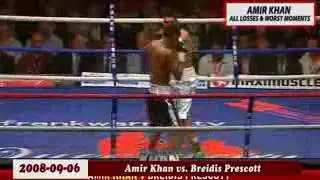 Amir khan - All Losses & Worst Moment