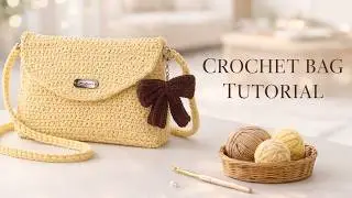 Elegant Crochet Bag Tutorial 👜 | Easy & Cute Handmade Shoulder Bag