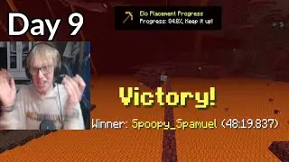 Speedrunning Minecraft Every Day until I'm Good DAY 9