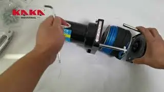 What the 4500lbs 12V Winch inside looks like