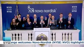 Novo-Nordisk Rings the NYSE Closing Bell