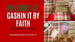 *Cash Stuffing* December #1. #cashstuffing  #cashenvelopesystem  #cashbudgetingmethod #savingsgoals