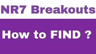 FataFat Stock Screener : Daily NR7 candle breakout for Intraday trading
