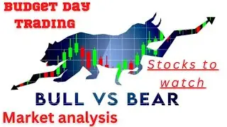 #budget Day movement in Market. Stocks for good return NHPC, technical analysis, sector #pls #like