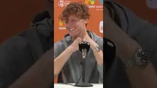 &ldquo;Unforced error.&rdquo; 😂 #JannikSinner #MiamiOpen #tennis #ATP