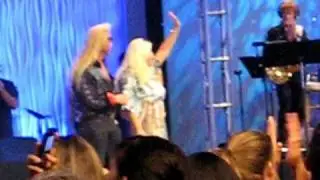 WELCOMING DOG THE BOUNTY HUNTER AND BETH TO SAN JOSE AT CATHEDRAL OF FAITH SAN JOSE  10-03-10