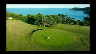 Spectacular Aerial Views of Porthpean Golf Course, Cornwall - Drone Showcase by Sharkfin Media