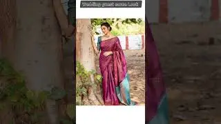 Wedding guest saree Look ✨ #youtubeshorts #ytshort #shorts #weddingguestlook